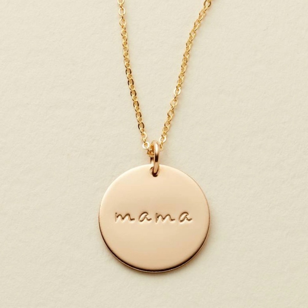 Made by Mary Mama Disc Necklace